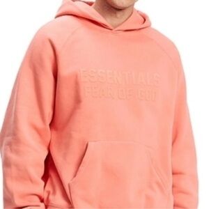 Essentials Fear of God Hoodie - Coral